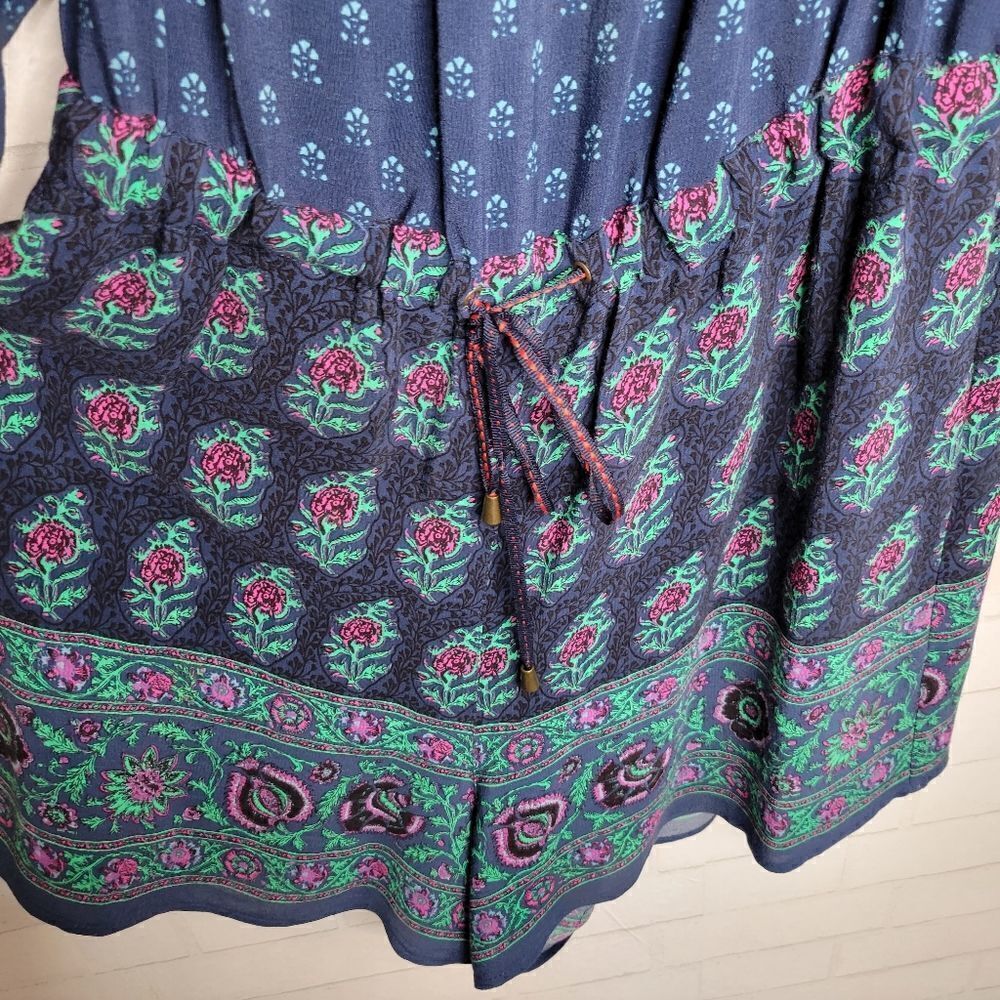 Ett:Twa by Anthropologie Blue Floral Romper - Picture 3 of 4